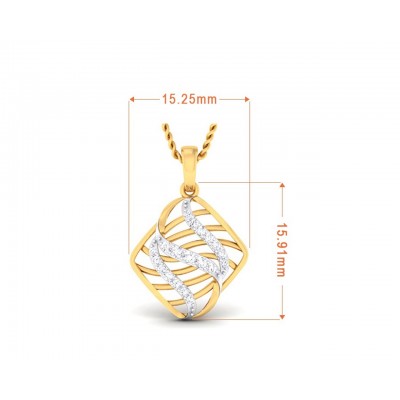 Adana Contemporary Diamond Pendant